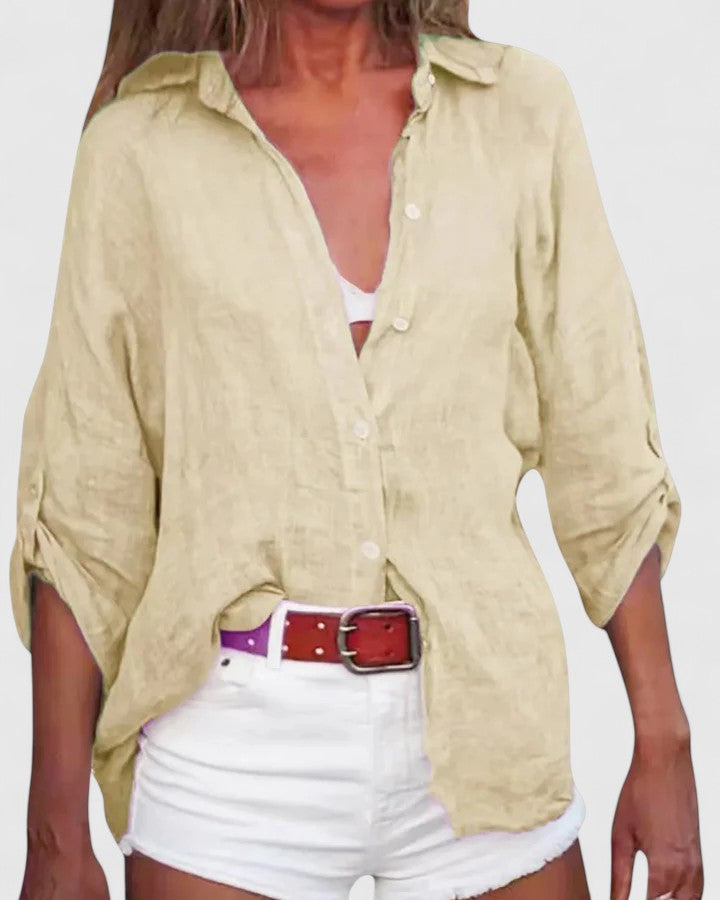 Nala | Sophisticated Top Beige