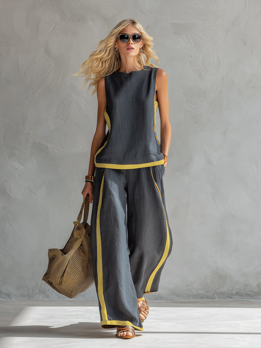 Lilias – Cotton Linen Two-Piece Set