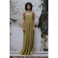 SEVYNA | GOWN MAXI DRESS Matcha Green