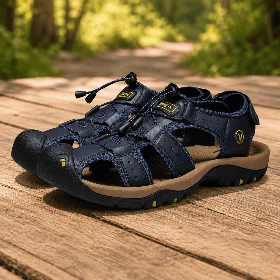 Amos - Comfortable Closed-Toe Sandals