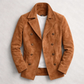 Piers – Premium Suede Pea Coat