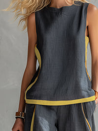 Lilias – Cotton Linen Two-Piece Set