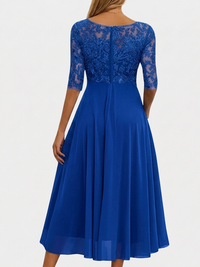 Riva - Elegant Lace Midi Dress