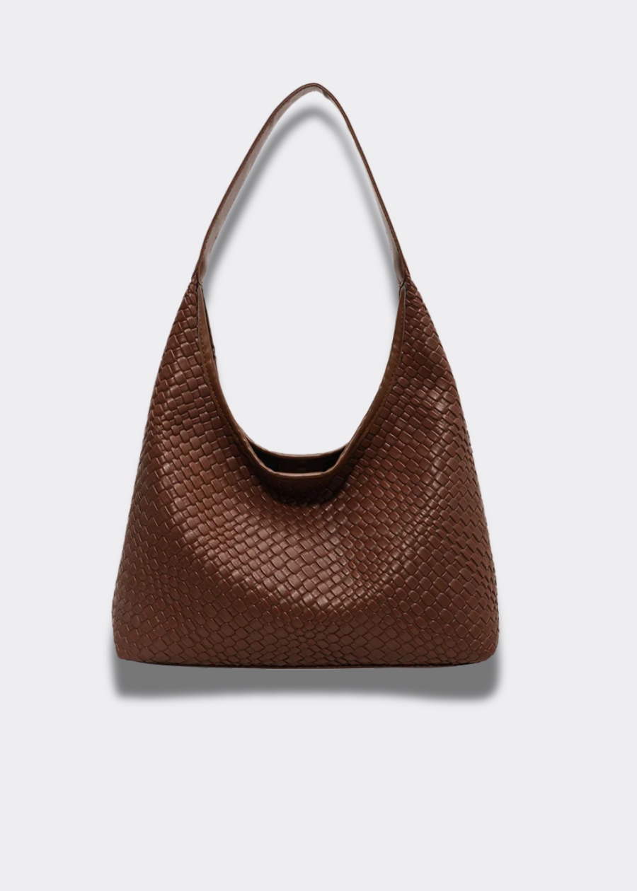 Elvira Woven Shoulder Bag