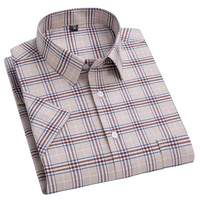 Zack | Short-Sleeve Cotton Shirt Beige