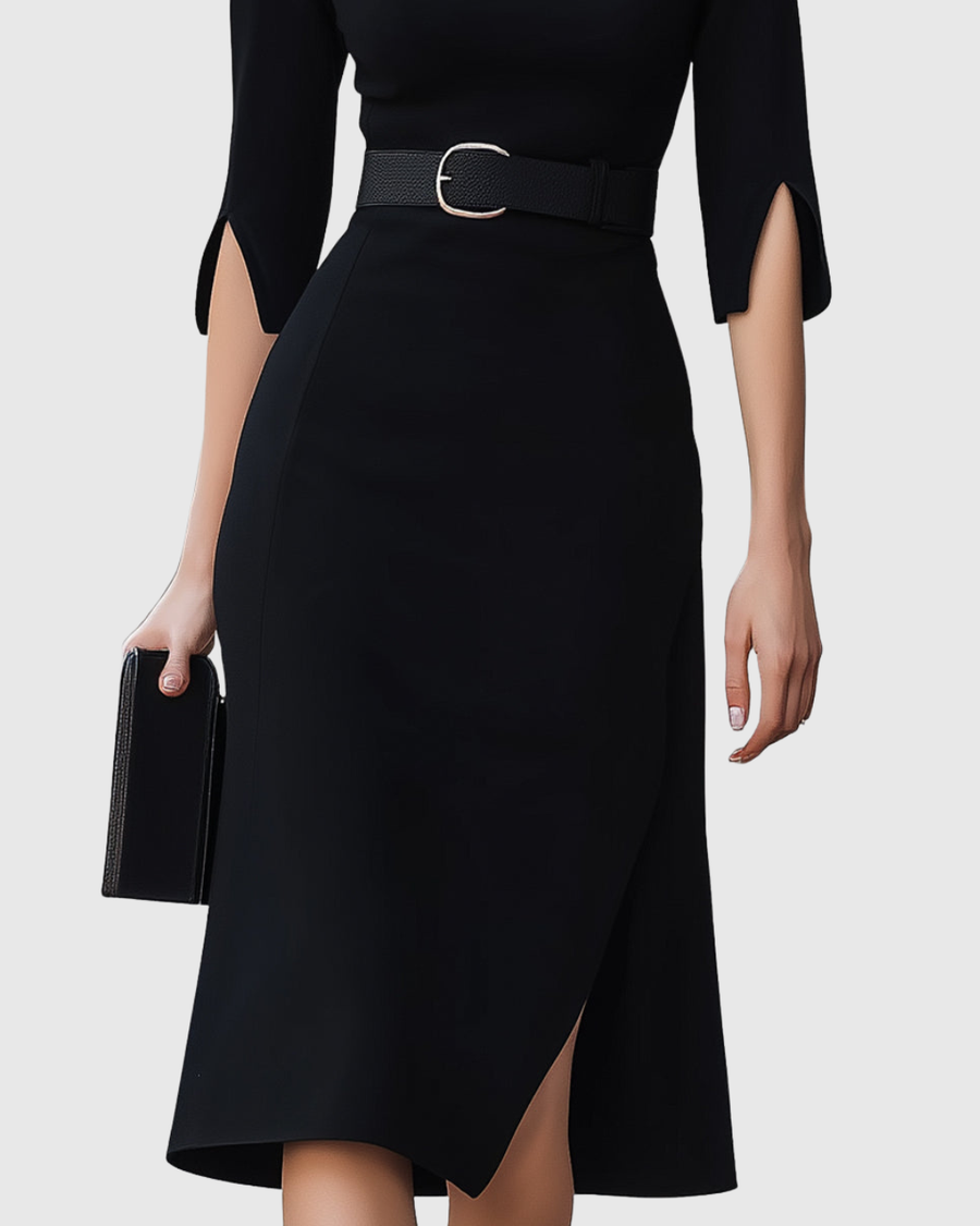 Magnolia Wrap Midi Dress