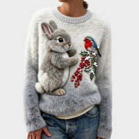 Lucy – Plush Christmas Rabbit Jumper