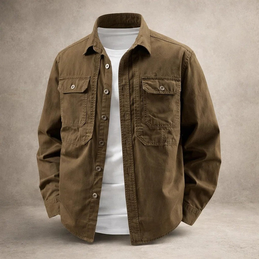Amos - Heavyweight Cotton Overshirt