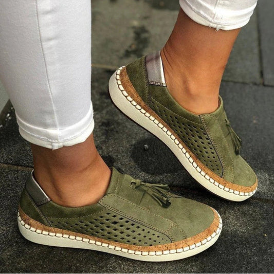 Arden | Orthoflex Slip-Ons Green