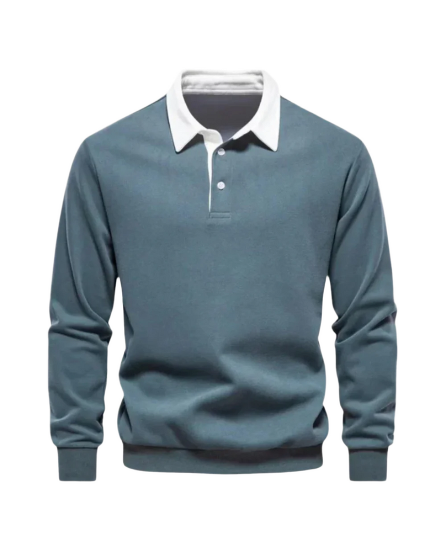 Curtis – Casual Polo Knit Sweater