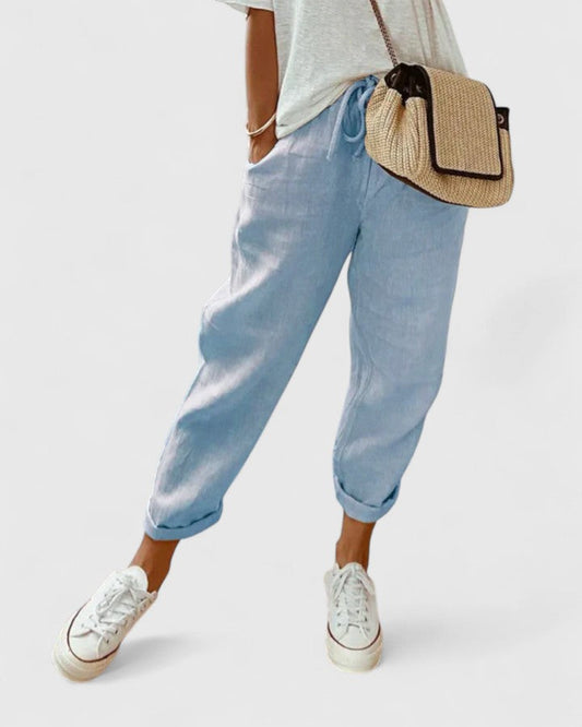 Dhalianette | Elegant Pants Blue