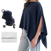 Taupe Peekaboo Nursing Poncho