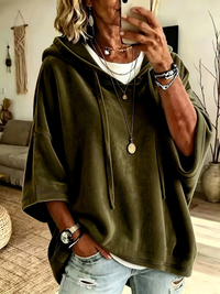 Luna - Velour Oversized Summer Hoodie