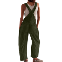 Neve – Effortless Wide Leg Overalls Jumpsuit