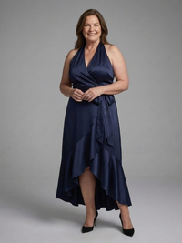 Annika - High-Low Dress with Spaghetti Straps
