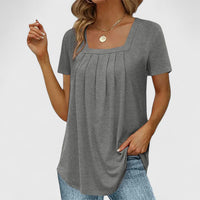 Lenabria | Elegant Summer Blouse Gray