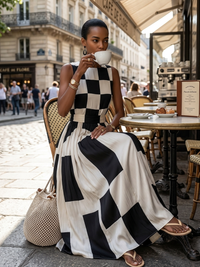 Keira - Cotton-Linen Maxi Dress