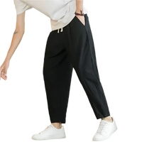Nicholas | Cotton Pants Cancun. Black