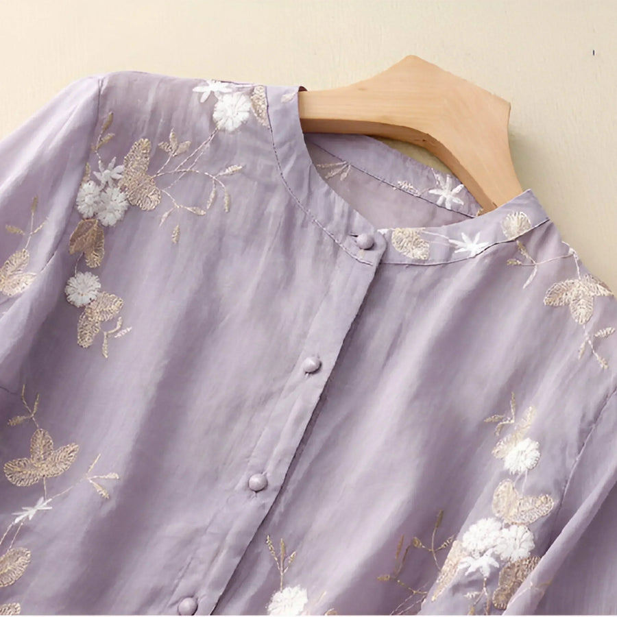 Louise™ | Lightweight Cotton Blouse