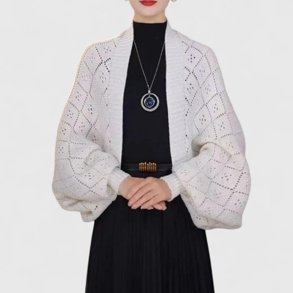 Elyzianne | Elegant Cardigan White