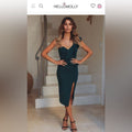 Dress Green Caruso Midi Dress Size 8 Color: Green Size: 8