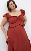Fee Frill Maxi Dress Sienna
