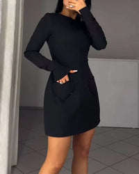 Charlotte – Elegant Long Sleeve Mini Dress