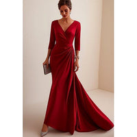 Mermaid Trumpet Sheath Column Floor Length Prom Dress Evening Gown