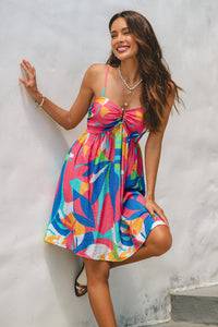 Good Energy Only Abstract Mini Dress