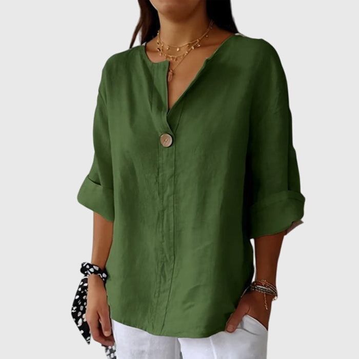 Valentina | Elegant Blouse Green