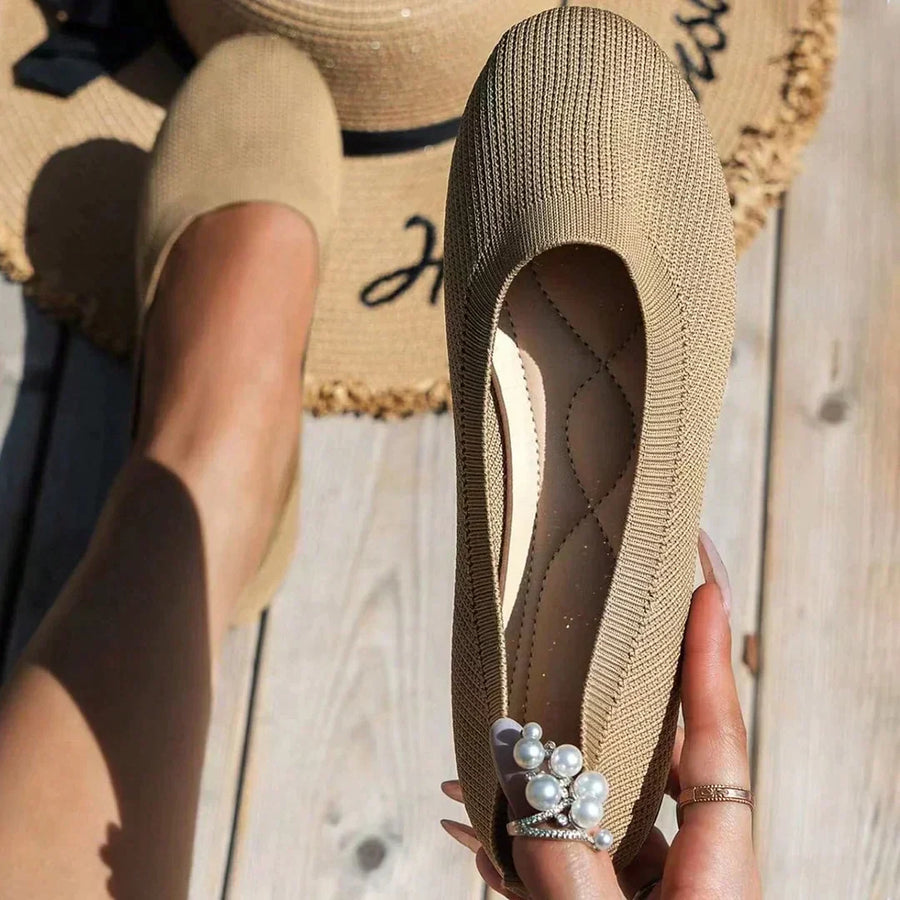 Angela | Anti-Slip Breathable Shoes Khaki