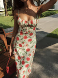 Ruched Cup Detail Long Sundress