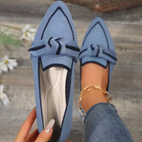 Selena Woven Bow Flats