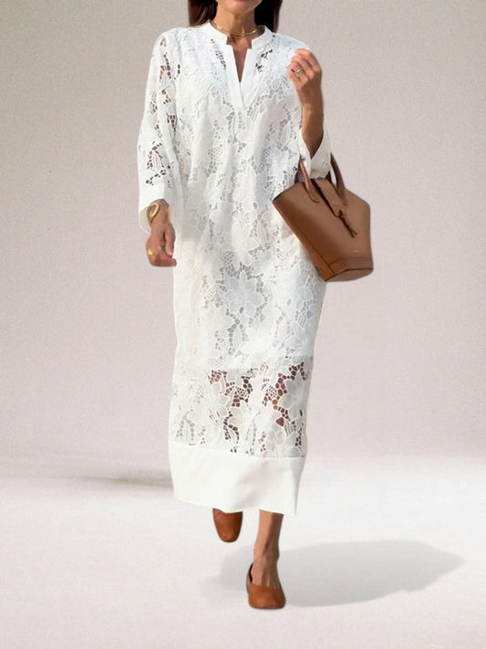 Silvina | Luxury Lace Maxi Dress