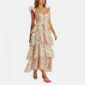 Dress By En Saion Presley Midi Dress Color: Red Size: M