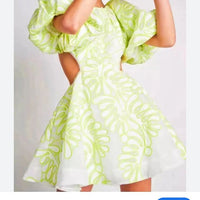 Aje Dress Worn Once Color: Green Size: 10
