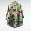 Juliette - Elegant Linen Summer Blouse