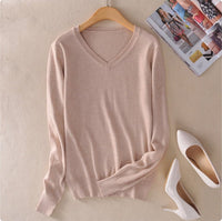 Anika V-Neck Knit Sweater