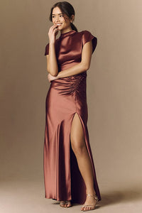Cade Satin Maxi Dress by Mare Mare