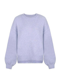 Edwina - Drop Shoulder Split Hem Sweater