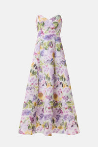 High Low Strapless Gown