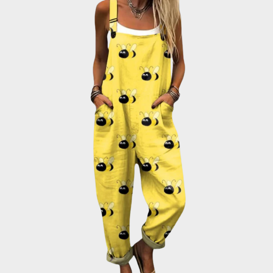 Matilda - Comfortable Printed Dungarees