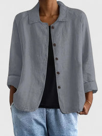 Claudine | Sophisticated Top Light Gray