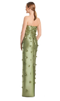 Alexander by Daymor 3220S26 - Strapless Applique Gown