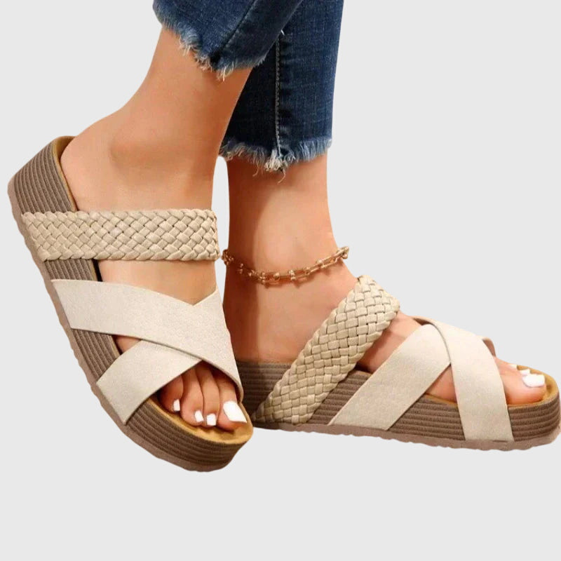 Sophie | Orthopedic Sandals White