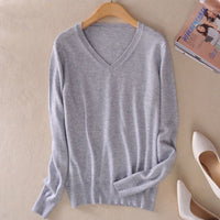 Anika V-Neck Knit Sweater