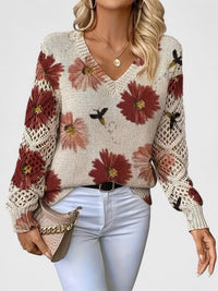 Liza | Elegant Cardigan Red