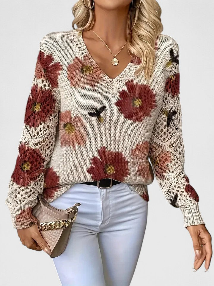 Liza | Elegant Cardigan Red