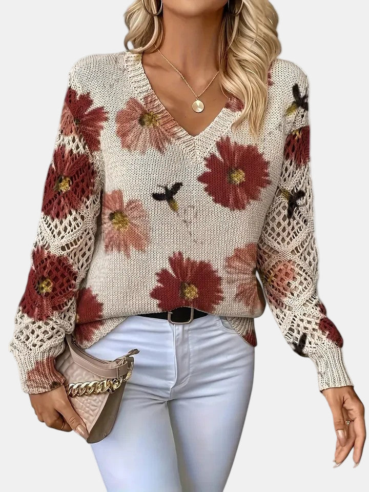 Mykhalynn | Comfortable Sweater Red