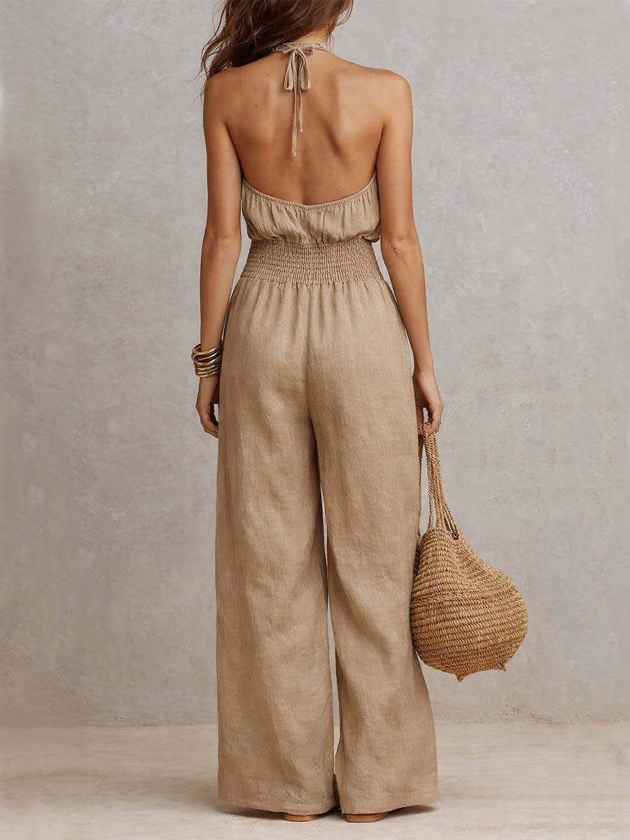 Valerie – Elegant Halterneck Jumpsuit